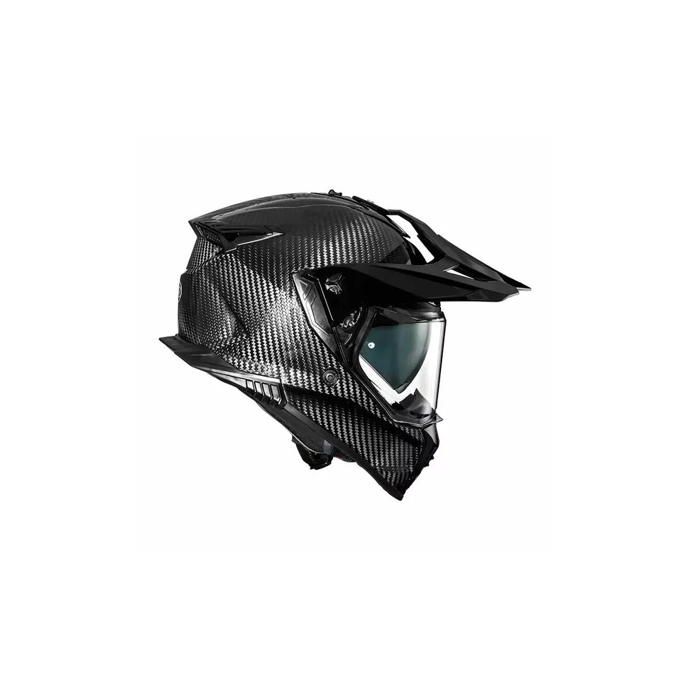 Casco Discovery Carb 2X — Talla 2XL, Negro brillante
